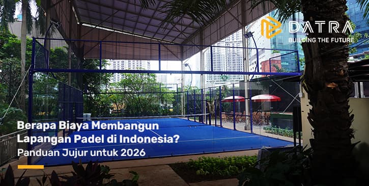 Padel court project image for Indonesian buyers